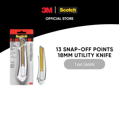 3M™ Scotch™ Precision Titanium Utility Knife TI-CHL Comfort Grip 1 pc/pack 18 mm For office school art purposes