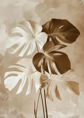 Abstract Bohemian Aesthetics Plant Flower Art Poster Printing Canvas Painting Prints Hotel Homestay Corridor Room Wall Decor