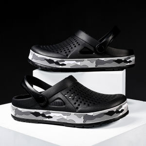 Sandals for Men Slip on Beach Shoes Lightweight Non-slip Beach Sandals Casual Water Slippers Outdoor Jelly Flip Flops