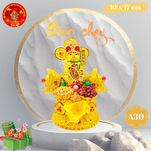 Bông Tỏi Ông Địa Ngũ Hành Mèo May Mắn - TỎI CÁT TƯỜNG