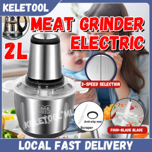 Electric Food Processor Meat Grinder  Veggie Chopper Powerful Electric Food Chopper for Baby Food Meats Vegetable and Nuts