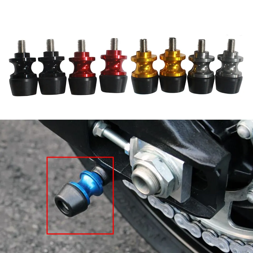 8mm CNC Aluminum Swingarm Spool Sliders – Fits Honda CBR600RR CBR900RR CBR1000RR