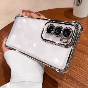 Luxury Plating Frame Anti Drop Phone Case for Xiaomi 14 Pro 13 12 Mi 11 Lite 5G NE 13T 12T Redmi Note 14 Pro Plus 5G Redmi Note 13 Pro 4G 12 11 11S 10 10S 9 9S 9A 9C 10C 13C 14C 12C Camera Protection Shockproof Cover Casing