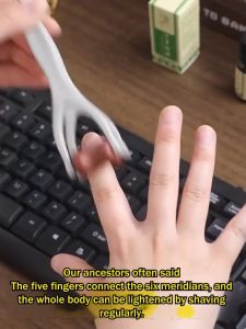 Bian Stone Finger Massage Roller Design Easy Use Relieve Finger Fatigue Promote Blood Circulation Portable Roller Finger Massage