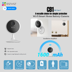 CCTV Camera EZVIZ Indoor Wi-Fi Smart Home Battery Adjustable Magnetic Stand. (CB1 1080p)