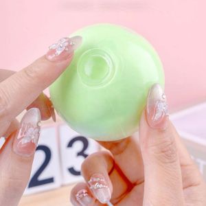 BRISA Soft Coconut Oil Squishy Ball Blue Transparent Crispy Handmade Ball Portable Slow Rising Ball Quick-rebound Squeeze Toy For Kids Adults