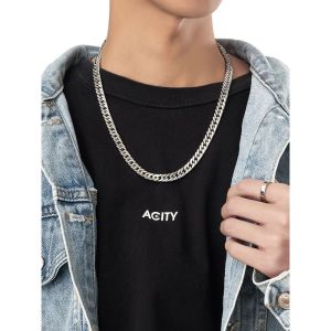 KALUNG TITANIUM PREMIUM MODEL RANTAI KOKOT PRIA WANITA ANTI KARAT