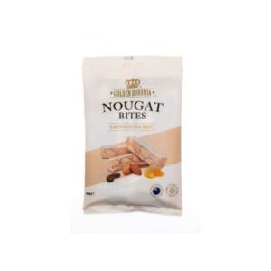 Golden Boronia Nougat Bites Cappuccino soft น้ำหนัก 100 กรัม BB.12/12/26 สินค้ามีฮาลาล