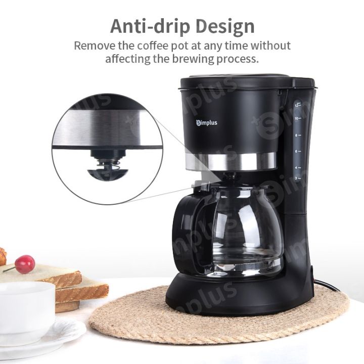 BEST Simplus Coffee Maker 12Cup Drip MultiFunction Coffee Machines