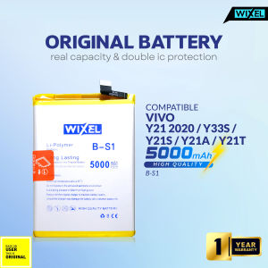 WIXEL Baterai Vivo Y21 2020 / Y33S / Y21S / Y21A / Y21T B-S1 BS1 Baterai Double Power Real Capacity Batre Batrai Original Ori HP Handphone Dual Battery