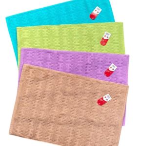C0D KESET MERAH PUTIH BATHMAT KESET HANDUK KAMAR MANDI UKURAN 40x65cm