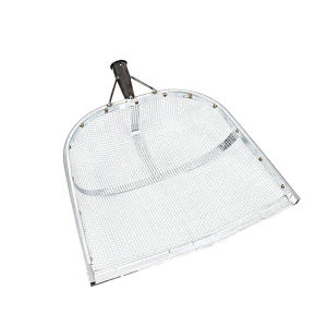 Leaking Soil Shovel Steel Agricultural Filter Screen Sieve Soil Shovel Agricultural Filter Peanut Sieve Soil Shovel (Mesh 4mm)