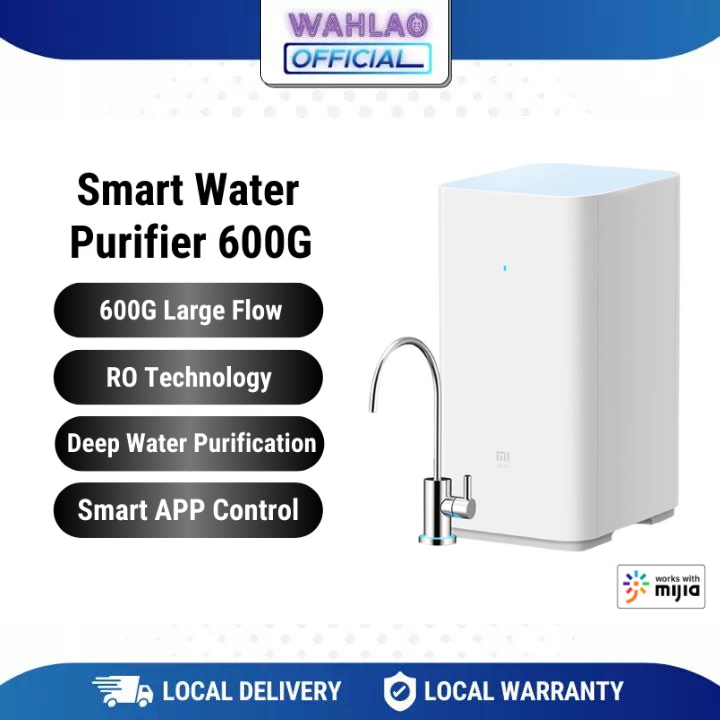 Xiaomi Mi Smart Water Purifier 600G Enhanced Edition RO Reverse Home Kitchen Water Filtration System App Control .