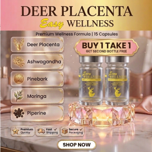 [BUY 1 TAKE 1] Deer Placenta Stemcell Easy Wellness 15 capsules with Pinebark Embrace your Health and your Family 2 Bottles
