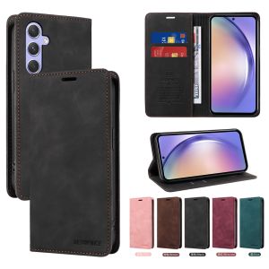 Cho Samsung Galaxy A56 A36 A26 A06 A16 5G Bìa Samsung A56 A16 4G vỏ điện thoại Từ Ví da khe cắm thẻ Thời Trang Lật Bìa