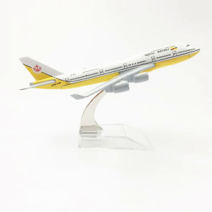 Royal Brunei Airlines Aeroplane model Boeing 747 airplane 16CM Metal alloy diecast 1:400 airplane model toy for children Free