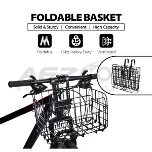 【🇸🇬 Stock】Bicycle Handy Foldable Front Basket | Handphone Pouch | Rear Rack Carrier Bag | Bike Frame Pouch