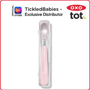 OXO Tot On-The-Go Feeding Spoon with Travel Case - - - ( oxotot baby infant toddler feeding stainless silicone )