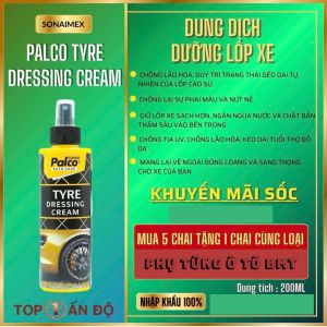 Dung dịch dưỡng Lốp và dung dịch Phục Hồi Đen Bóng Lốp Xe. TYRE DRESSING CREAM 200ml và TYRE ULTRA SHINE 400ml