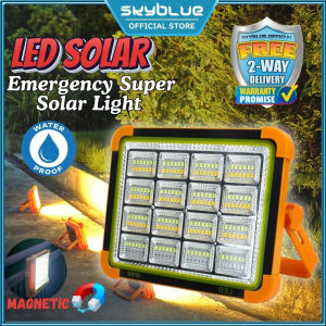 Skyblue Solar LED Waterproof Camping Light Rechargeable With USB Charge Emergency Lamp For Outdoor Lighting Indoor Strip