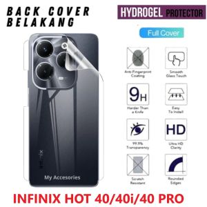 ANTI GORES BELAKANG HYDROGEL CLEAR BENING INFINIX GT 30 PRO GT 20 PRO GT 10 PRO INFINIX HOT 40 HOT 40i HOT 40 PRO HOT 30 PLAY HOT 30 HOT 30i SKIN GARSKIN ANTI JAMUR PLASTIK