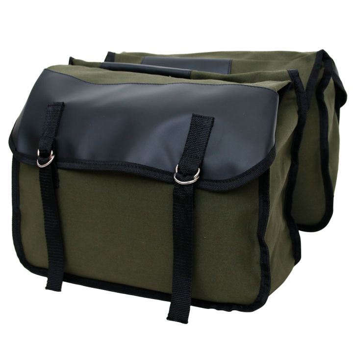 Lvfwkbbwl Motorcycle Saddle Bag Double Luggage Rack Bag Side Backpack ...