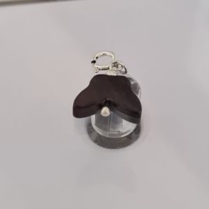 Black Sunstone Butterfly Charm