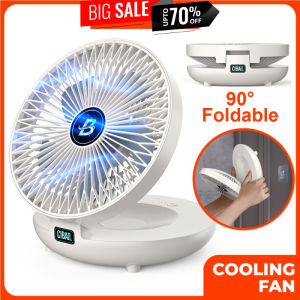 [SHIP 24HR] KONKA Rechargeable Fan Wall Mounting Fan Folding Fan Desktop Fan (7inch) USB Fan Kipas Mini USB Fan i Fan