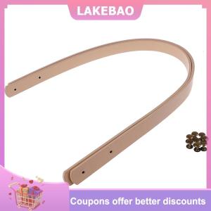 【LAKEBAO】 1 cặp (2 cái) Dây đeo túi xách thay thế tự làm có thể tháo rời bằng da giả