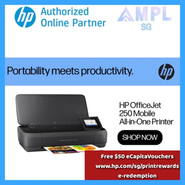HP OfficeJet 250 Mobile All-in-One Printer, Copy/Print/Scan (CZ992A