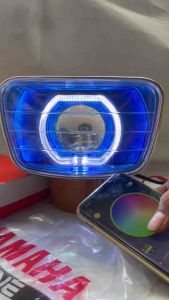 LAMPU DEPAN RX KING BILED BATOK DAN RING SILVER ORIGINAL YAMAHA