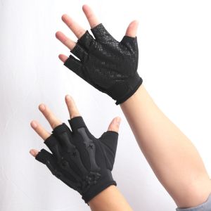 For Women Men Cycling Gloves Bike Half Finger Sports Breathable Short Elasticity Gloves
