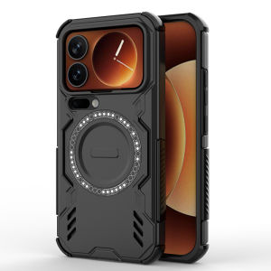 For Xiaomi 17 Pro Max Case Shockproof Armor Protection Phone Cover For Xiaomi17 Pro Mi 17Pro Max Car Magnetic Holder Funda