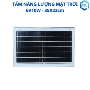 TẤM PIN NĂNG LƯỢNG MẶT TRỜI MONO 6V 10W 35x23cm - TEKI