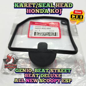 KARET SEAL SIL HEAD ASLI ORIGINAL HONDA AHM KOJ BEAT STREET BEAT DELUXE GENIO ALL NEW SCOOPY ESP