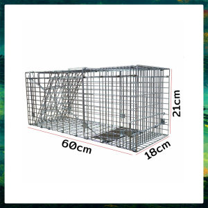 RCYAGO กับดักแมว กรงดักแมว จับแมว กรงขังแมว กรงจับแม ความไวสูง ทนทาน สามารถพับได้ ขนาดใหญ จับสัตว์ป่า