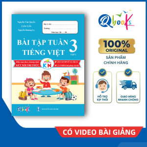 Sách - Bài Tập Tuần - Tiếng Việt Lớp 3 - Tập 1 - Kết Nối (Qbooks)