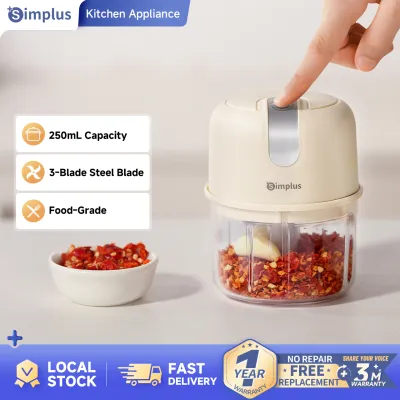 Simplus Kit Portable Mini Meat Grinder | Electric Mixer | Multi-Functional | Food Processor | Baby Food Prep DDJR007