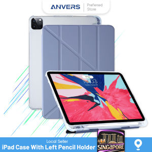 Anvers iPad Case with Pencil Holder Compatible with iPad Pro 11/13 (2024) Air 6/5/4/3 10th/9th/8th/7th Gen Mini 7/6