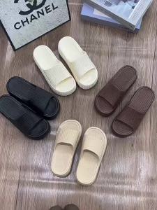 [Free Shipping] Summer Thick-Soled Height-Increasing Slippers For Women Non-Slip And Wear-Resistant EVA Flip-Flops For Outdoor Use Beach Shoes