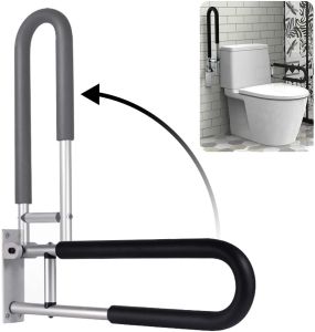 In stock！Handicap Grab Bars Rails Toilet Handrails Bathroom Safety Bar Hand Support Rail Handicapped Handrail Accessories for Seniors Elderly Disabled Mounted Bath Grips