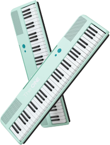 TheONE คีย์บอร์ดไฟฟ้าสำหรับพกพา 61คีย์ รุ่นColor มี256เสียง ไฟLEDตามลิ่มกด Keyboardที่ฝึกเล่นเองได้ผ่านแอปพลิเคชั่น The One Smart Piano