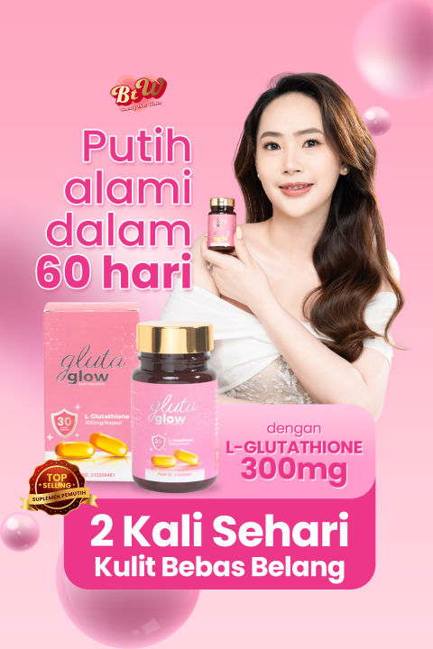GLUTA GLOW SKINUP PLUS | L-Glutathione plus Vitamin C Whitening  Moisturizing Skin Capsules Vitamin C Untuk Kulit Putih Dan Lebih Lembut -  Lazada