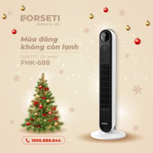 Sưởi Gốm Ceramic Forseti FHK-688 Độc Quyền - Nhỏ Gọn Tinh Tế Ấm Áp