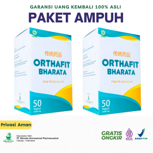 Obat ISK Pria & Wanita Infeksi Saluran Kencing Kemih Paling Ampuh - ORTHAFIT BHARATA Original 100%