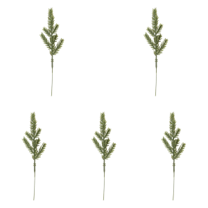 【On Sale】5Pcs Artificial Fake Pine Branches Plants for Christmas Decoration DIY Wreath Christmas Party Decor Plastic Pine Plant