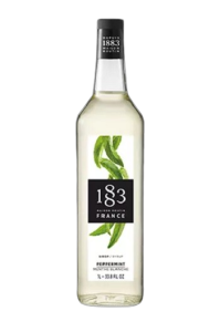 1883 MAISON Routin Peppermint 1L - Premium French Syrup for Coffee Milk Tea & Desserts