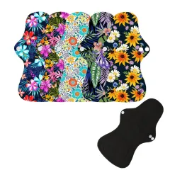 Heavy Flow Cloth Pads Set Super Soft and Leakproof Reusable