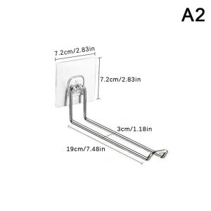 [Eqrbtl] Wall-mounted Hanger Storage Foldable Clothes Hanger Rack Windproof Anti-slip