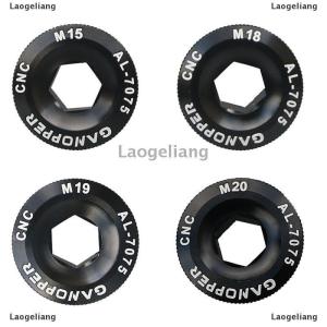 [COD] Laogeliang M15 M18 M19 M20 Aluminum Alloy MTB Bicycle Crank Screw Cap Road Bike Crankset Cover Caps Bolt